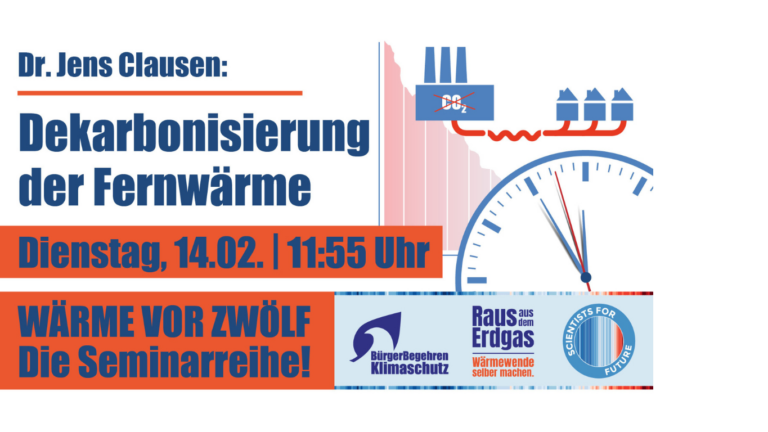 Dekarbonisierung der Fernwärme, Online-Seminar, 14. Februar 2023