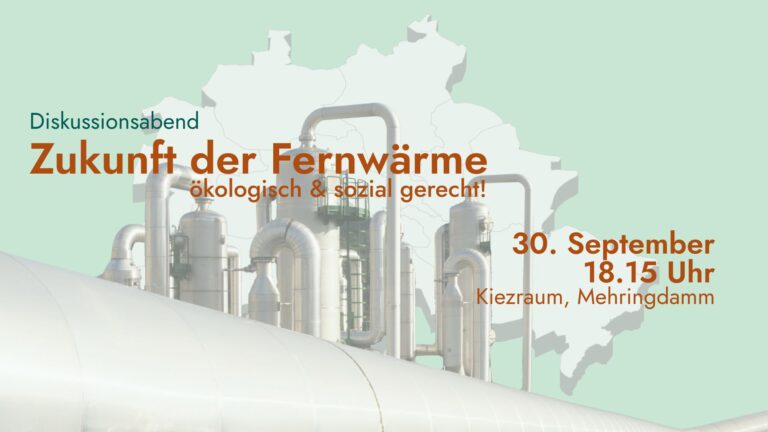 Diskussionsabend: Zukunft der Fernwärme in Berlin