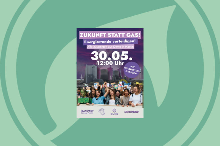 Zukunft statt Gas - wir sind dabei!